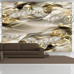 Papier peint intissé Abstractions Golden Nebula - PD13131-400-280