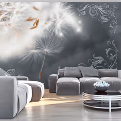 Planete Discount PD13970-400-280, Papier peint non tissé, Bleu, Gris, Orange, Blanc, Blanc, Gris, Bleu, Orange, Magic of Gent ...
