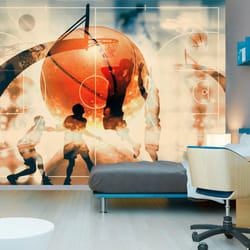 Papier peint intissé Hobby I love basketball! - PD14160-400-280