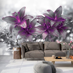 Planete Discount PD13578-100-70 papier-peint Papier peint non tissé Noir, Violet, Blanc