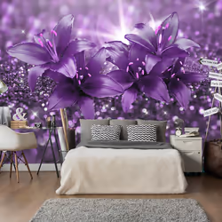 Planete Discount PD13581-400-280, Papier peint non tissé, Violet, Violet, 120 g/m², Masterpiece of Purple, 4000 mm