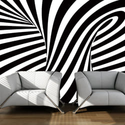 Planete Discount PD13139-300-231 papier-peint Papier peint non tissé Noir, Blanc
