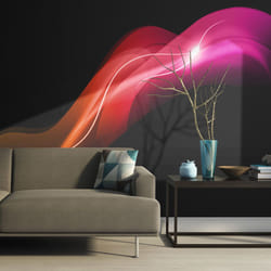 Papier peint intissé Abstractions Abstract colorful jellyfish - PD13140-400-309