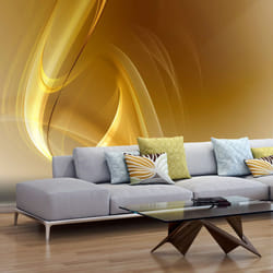 Papier peint intissé Abstractions Gold fractal background - PD13142-400-309