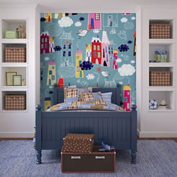 Planete Discount PD14642-300-231 papier-peint Papier peint non tissé Bleu