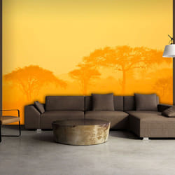 Planete Discount PD14374-200-154 papier-peint Papier peint non tissé Orange, Jaune