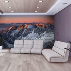 Papier peint intissé Paysages Beautiful sunrise in the Rocky Mountains - PD14390-400-309