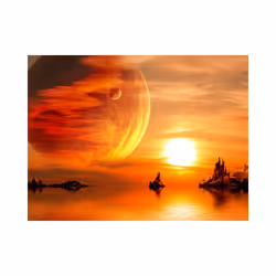 Papier peint intissé Paysages Fantasy sunset - PD14393-400-309