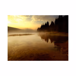 Papier peint intissé Paysages Forêt et lac - PD14397-400-309