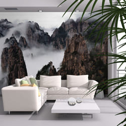 Papier peint intissé Paysages Mer de nuages, Monts Huang Shan, Chine - PD14403-400-309