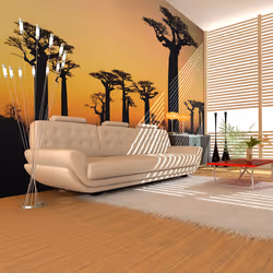 Planete Discount PD14408-400-309, Papier peint non tissé, 120 g/m², Baobabs africains, 4000 mm, 50 cm, 3090 mm