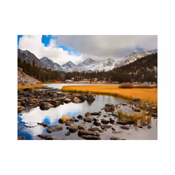 Papier peint intissé Paysages Mountain stream - PD14415-400-309
