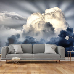 Papier peint intissé Paysages Rayons de soleil sur un ciel nuageux - PD14434-400-309