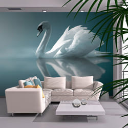 Papier peint intissé Animaux Cygne blanc - PD13273-400-309