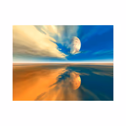 Papier peint intissé Paysages Fly me to the moon - PD14439-400-309