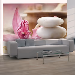 Planete Discount PD14256-400-309, Papier peint non tissé, Beige, Rose, Blanc, Blanc, Beige, Rose, 120 g/m², Zen et Spa, 4000  ...