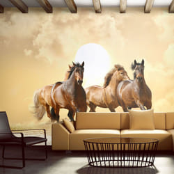 Papier peint intissé Animaux Chevaux au galop - PD13277-400-309
