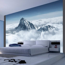 Papier peint intissé Paysages Montagne entourée de nuages - PD14470-400-309