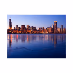 Papier peint intissé Ville et Architecture Icy Downtown Chicago - PD14837-400-309