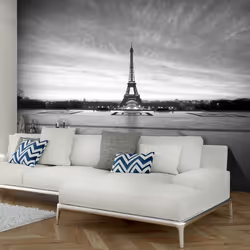 Planete Discount PD14844-400-309, Papier peint non tissé, Noir, Blanc, Noir Et Blanc, 120 g/m², The Iron Lady, 4000 mm