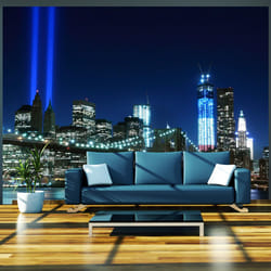Papier peint intissé Ville et Architecture Floodlights over NYC - PD14868-400-309