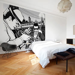 Papier peint intissé Hobby New York, musique, jazz... - PD14165-400-309