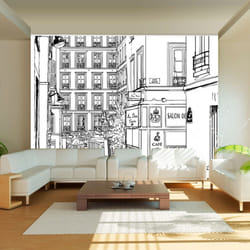 Papier peint intissé Ville et Architecture A walk through Parisian streets - PD14871-400-309