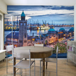 Papier peint intissé Ville et Architecture St. Pauli Landing Stages - PD14874-400-309