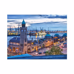 Papier peint intissé Ville et Architecture St. Pauli Landing Stages - PD14874-400-309