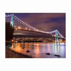 Papier peint intissé Ville et Architecture Lions Gate Bridge - Vancouver (Canada) - PD14876-400-309