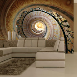 Papier peint intissé 3D et Perspective Decorative spiral stairs - PD12983-400-309