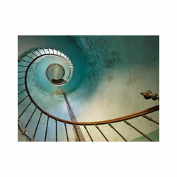 Papier peint intissé Ville et Architecture phare - escaliers - PD14893-400-309
