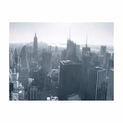 Papier peint intissé Ville et Architecture Panorama de New York en noir et blanc - PD14895-400-309