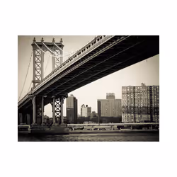 Papier peint intissé Ville et Architecture Pont de Manhattan, New York - PD14899-400-309