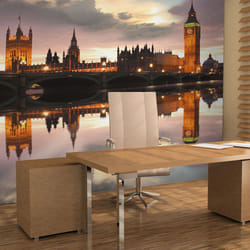 Papier peint intissé Ville et Architecture Soirée à Londres, Big Ben - PD14905-400-309