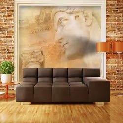Planete Discount PD14908-400-309, Papier peint non tissé, Beige, Crème, Beige, Crème, 120 g/m², Greek God, 4000 mm