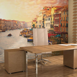 Papier peint intissé Ville et Architecture Venise - la ville pleine de couleurs sur l'eau - PD14915-400-309