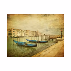 Papier peint intissé Ville et Architecture Grand Canal, Venice (Vintage) - PD14916-400-309