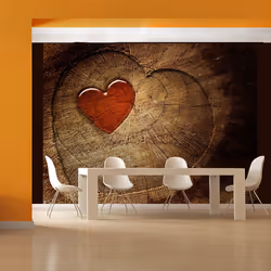 Planete Discount PD13165-350-270, Papier peint non tissé, Noir, Rouge, Noir, Rouge, 120 g/m², Eternal love, 3500 mm