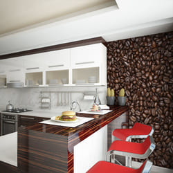 Papier peint intissé Motifs de cuisine Grains de café - PD14211-400-309