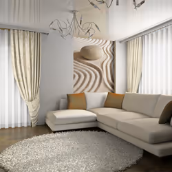 Planete Discount PD14266-400-309, Papier peint non tissé, Crème, Gris, Crème, Gris, 120 g/m², Sable et galet zen, 4000 mm
