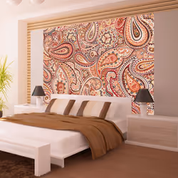Planete Discount PD13991-400-309, Papier peint non tissé, Multicolore, Colorful, Une touche d'Orient, 4000 mm, 50 cm