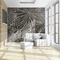 Planete Discount PD13993-250-193 papier-peint Papier peint non tissé Crème, Gris
