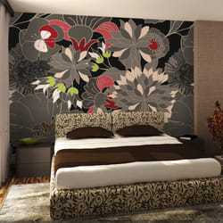Papier peint intissé Fonds et Dessins motif floral - gris - PD13994-400-309