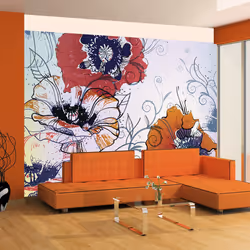 Planete Discount PD13995-400-309, Papier peint non tissé, Multicolore, Colorful, Motif à l'esprit champêtre, 4000 mm, 50 cm