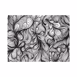 Papier peint intissé Fonds et Dessins Noir et blanc style rétro - PD13996-400-309