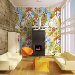 Planete Discount PD13997-400-309, Papier peint non tissé, Multicolore, Colorful, Été, 4000 mm, 50 cm