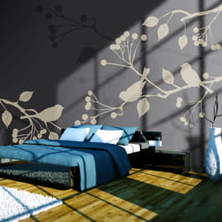 Planete Discount PD13287-350-270 papier-peint Papier peint non tissé Noir, Gris, Blanc