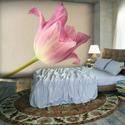 Papier peint intissé Fleurs Pink tulip - PD13601-400-309