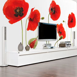 Planete Discount PD13612-300-231 papier-peint Papier peint non tissé Rouge, Blanc